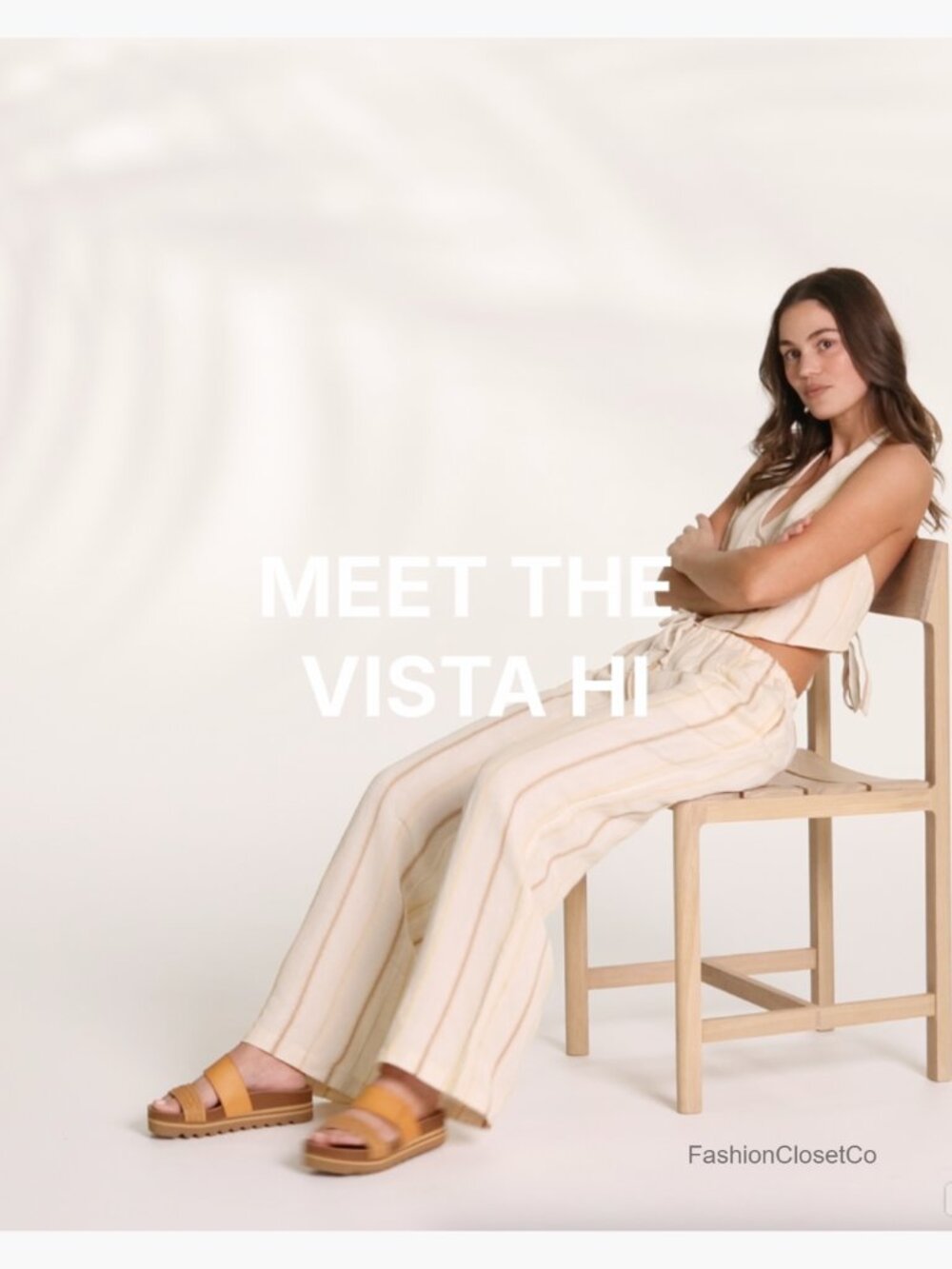 Reef Cushion Vista Hi Platform Sandal, Arch Support, Slip On - Picture 7 of 7